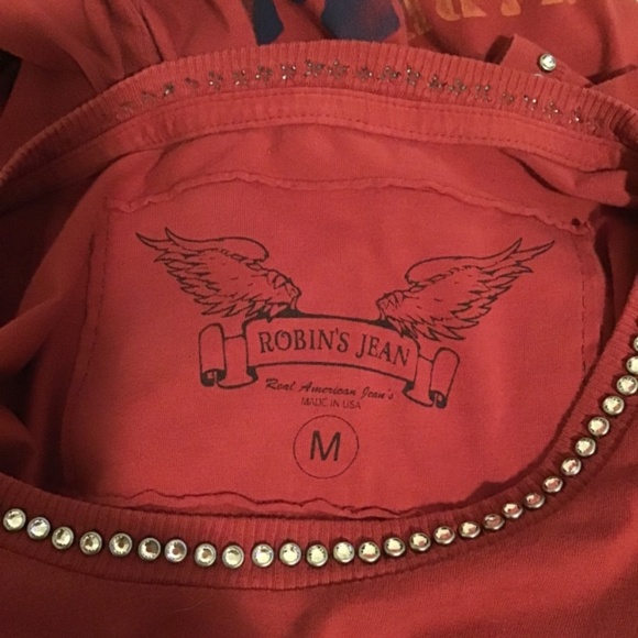 🤔#134, Robins Jeans, unisex, size medium, distressed, new cond., see photos - Picture 6 of 6